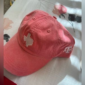 Pink TAMU Texas hat